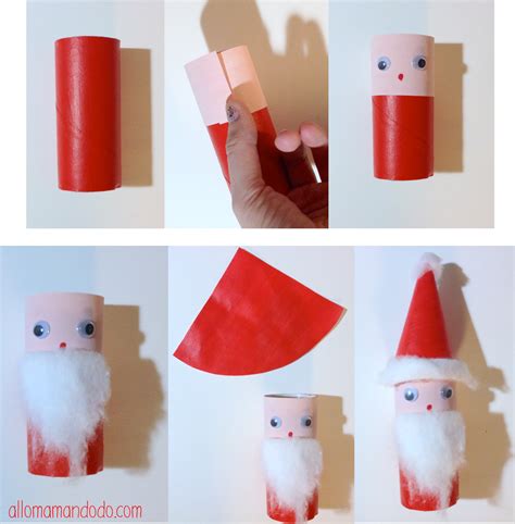 Père Noël Avec Des Rouleaux De Papier Toilette Épinglé sur DIY